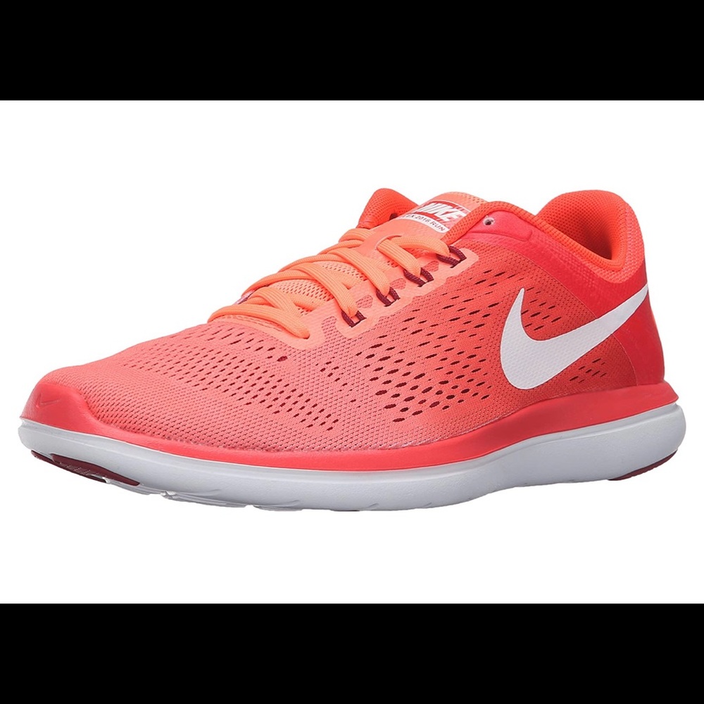 Nike Flex 2016 RN 830751-800 Bright Mango /White - Picture 1 of 8